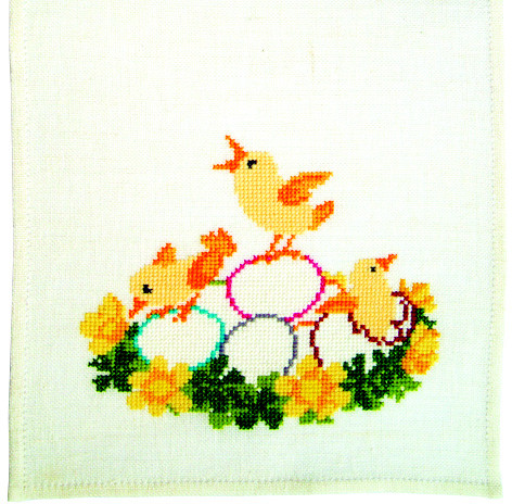 Chicken with Eggs and Winter Aconite