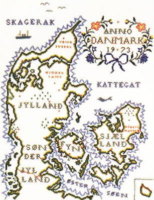 Map of Denmark