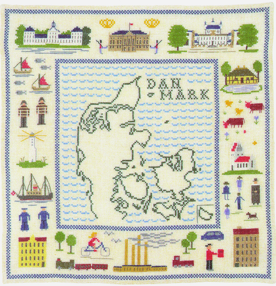 Map of Denmark