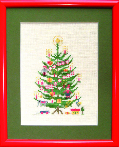 Christmas Tree with Flags