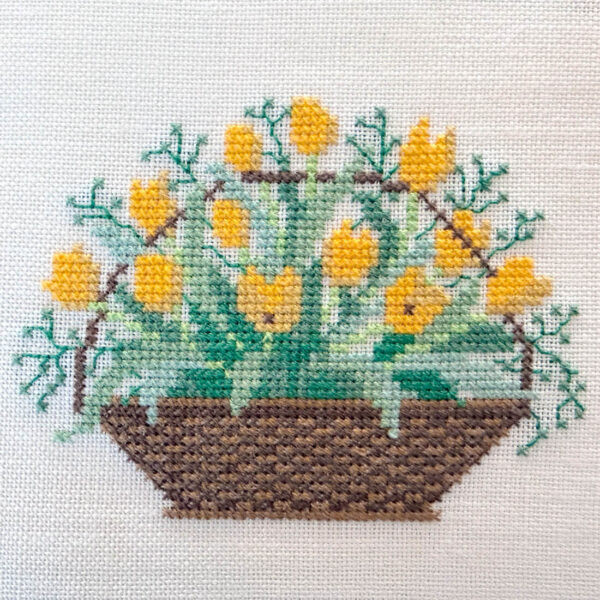 Tulips in Basket