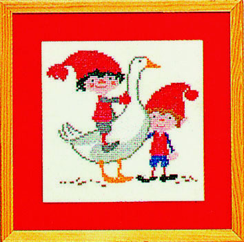Pixie with Goose