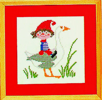 Pixie with Goose