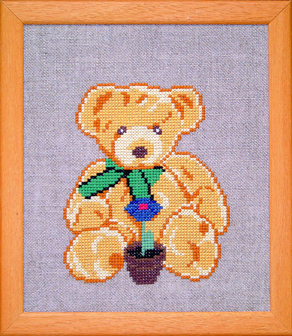 Teddy and Flower