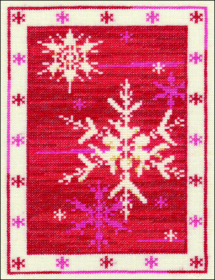 Ice Crystals Red