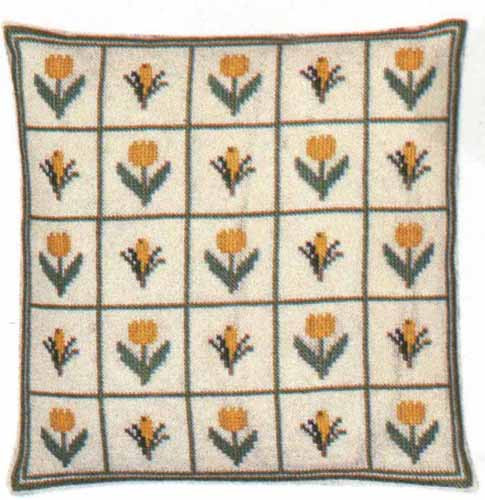 Yellow Flowers in squares