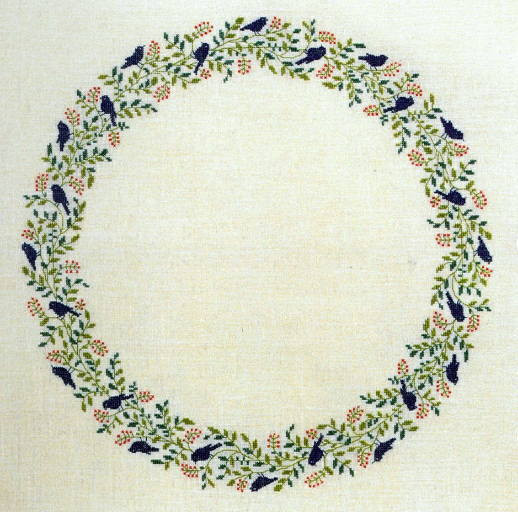 Garland of Blue Birds