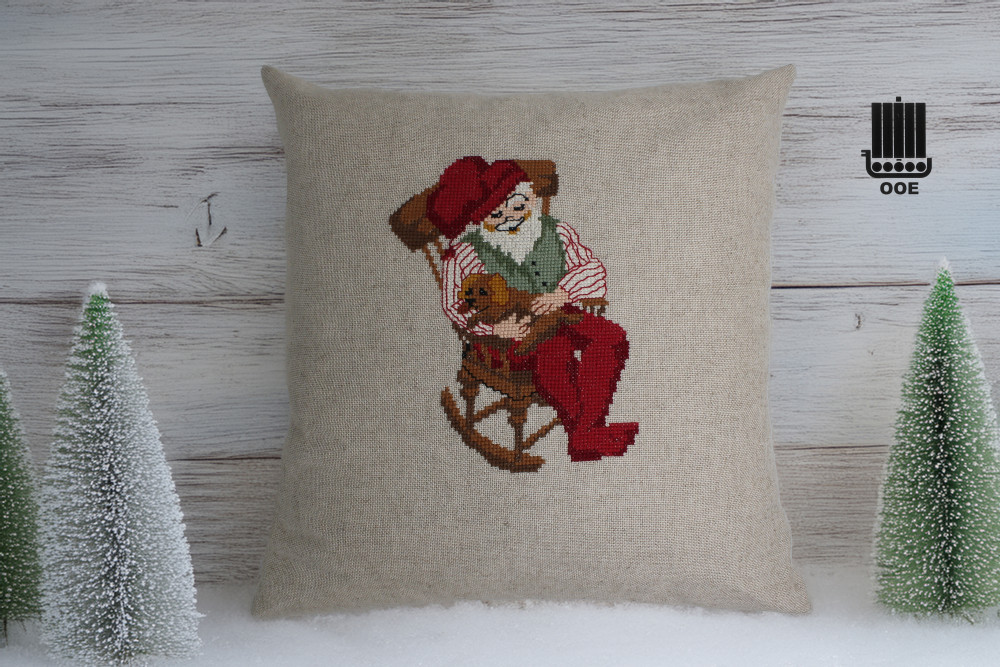 Father Christmas snoozing