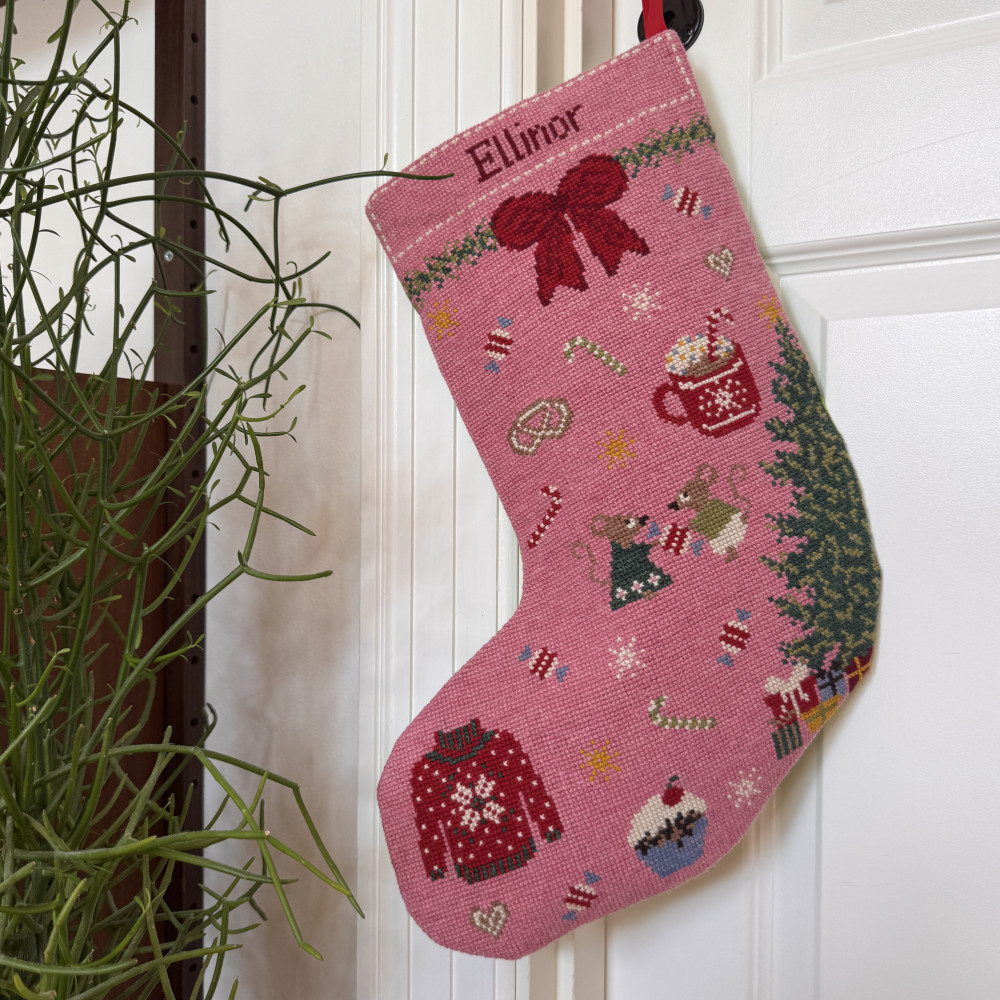 Christmas Stocking Pink Christmas show